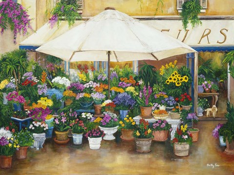 Framed Fleurs De Princess Print