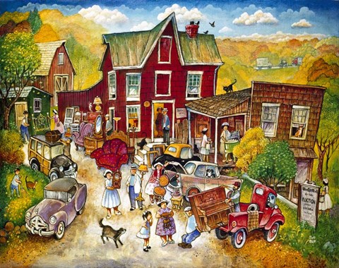 Framed Auction Print