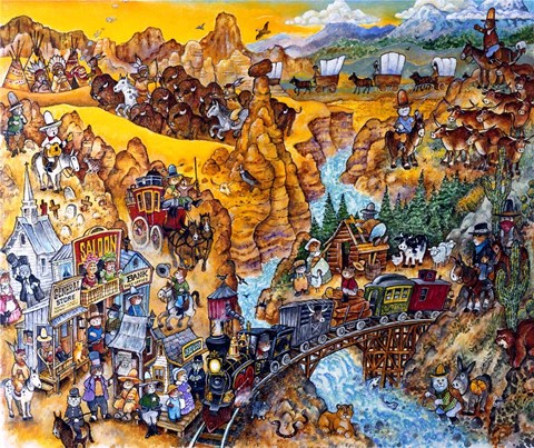 Framed How The West Was Won Print