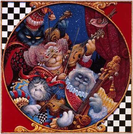 Framed Quartet Print