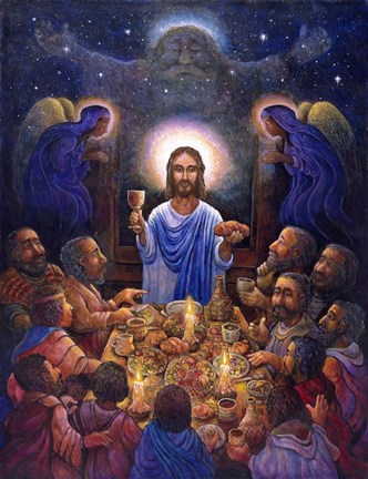 Framed Last Supper Print