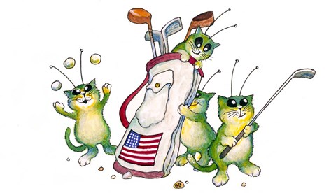 Framed Martian Pga Print