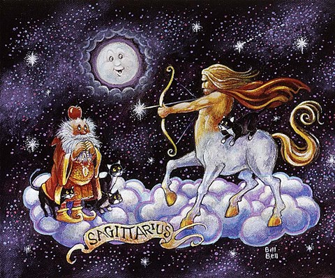 Framed Sagittarius Print