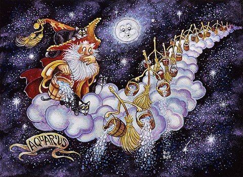 Framed Aquarius Print