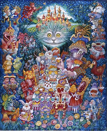 Framed Tea Party 2 Print