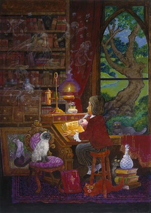 Framed Taking Notes Print