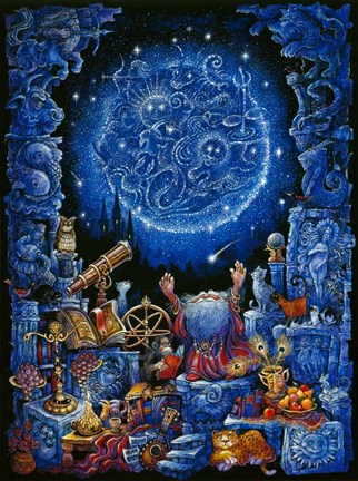 Framed Astrologer 2 Print