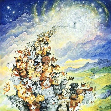 Framed And God Created Dogs 2 Print