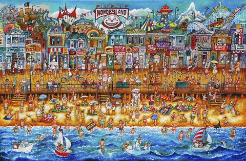 Framed Wonderland Print