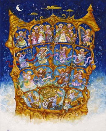 Framed And The Angels Sing Print