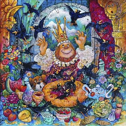 Framed Black Birds Print