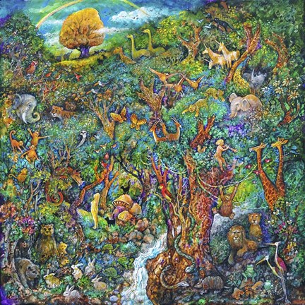 Garden Of Eden Fine Art Print By Bill Bell At Fulcrumgallery Com