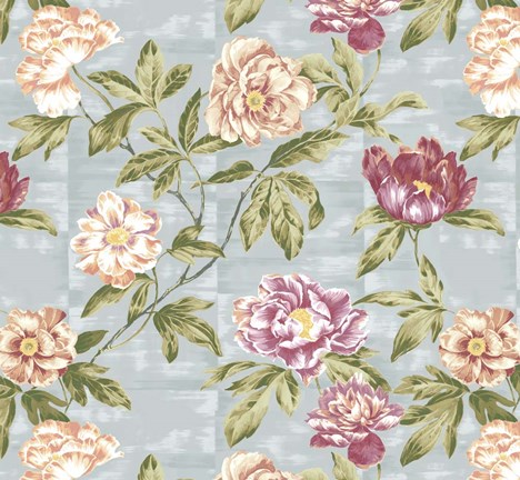 Framed Tree Peony Misty Print