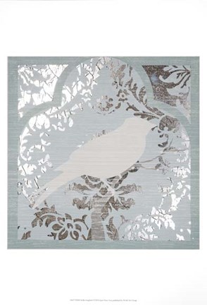 Framed Trellis Songbird I Print