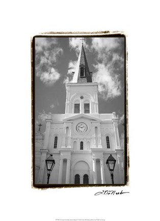 Framed St. Louis Cathedral, Jackson Square I Print