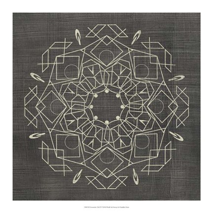 Framed Geometric Tile IV Print