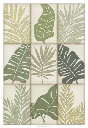 Framed Verdant 9-Patch Print