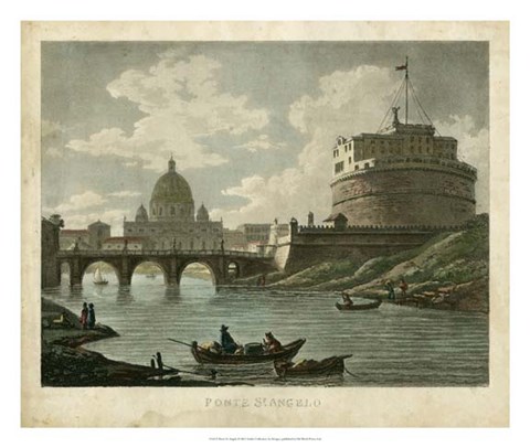 Framed Ponte St. Angelo Print