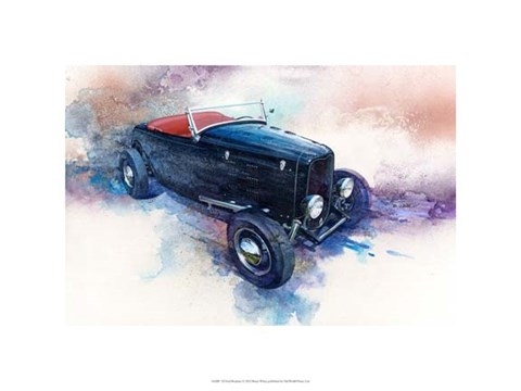 Framed '32 Ford Roadster Print