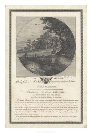 Framed Pastoral Tableau II Print