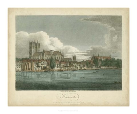 Framed View of Westminster Print