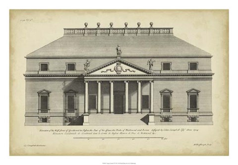 Framed Vintage Facade II Print