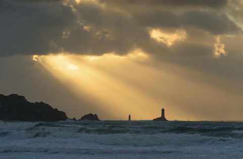 Framed Sun Breaking Through Print