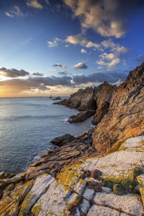 Framed Rocky Shore 1 Print