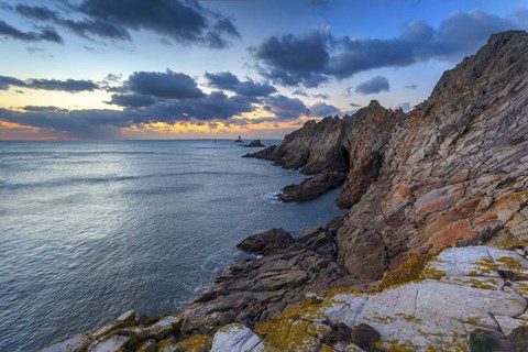 Framed Rocky Shore 2 Print