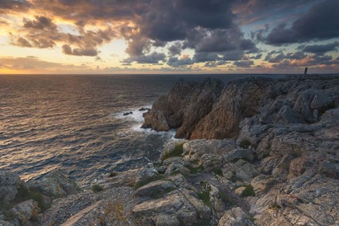 Framed Rocky Shore 3 Print