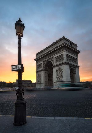 Framed Paris Arch Of Triumph Print