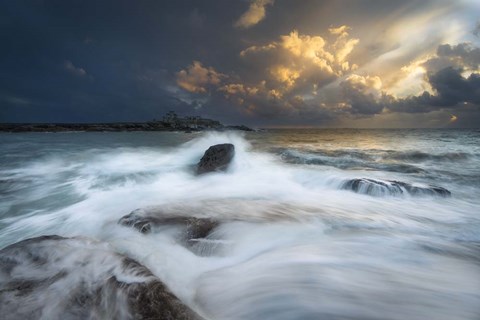 Framed Song Of Water Print