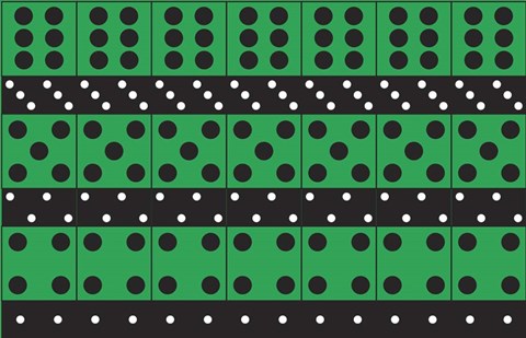 Framed Magic Chevron C Print