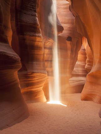 Framed Light Beam 2 Print