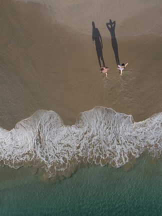 Framed Pareja Mar Print