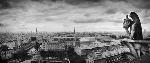 Framed Boring in Paris Print