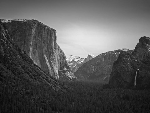 Framed Tunnel View BW 2 Print