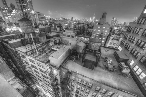 Framed Gotham City 13-2 Print