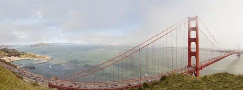 Framed Golden Gate Panorama, San Francisco, California '11 - color Print