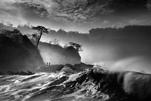 Framed Waves Present That Morning Print