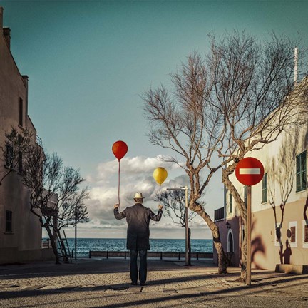 Framed Le Vent Te Portera Print