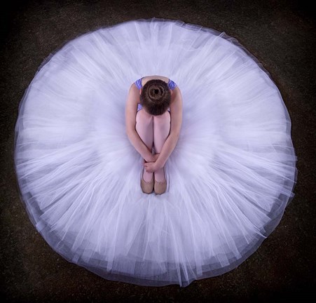 Framed Young Ballerina Print