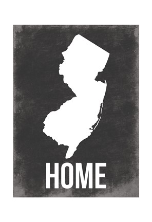 Framed New Jersey Home Print