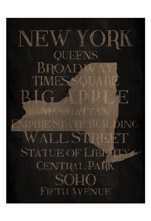 Framed New York Silo Print