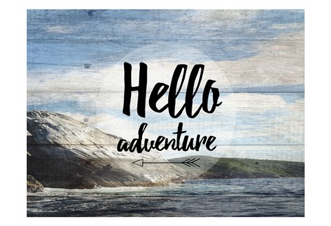 Framed Hello Adventure Print