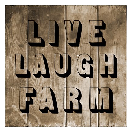 Framed Faith Family Farm Print