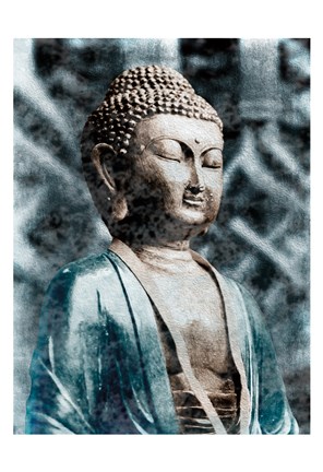 Framed Buddha Mist 1 Print