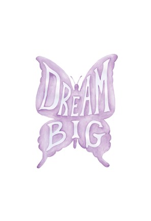 Framed Dream Big Butterfly Print