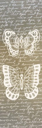 Framed Butterfly Panel 2 Print