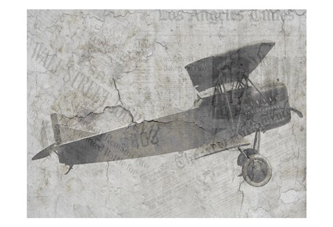 Framed Newspaper Air Travel Print